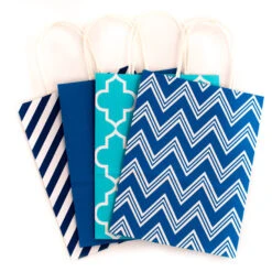 Hallmark 10.7" 12-Pack Assorted Kraft Paper Gift Bags -Hallmark Sales Store 10.7 Prints and Solids 12Pack Assorted Gift Bags 5EGB6051 05