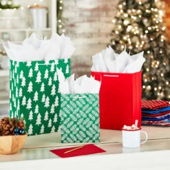 Hallmark Assorted Sizes And Designs 12-Pack Christmas Gift Bags -Hallmark Sales Store 12 Assorted Sizes and Designs Christmas Gift Bags 5XGB1408 02