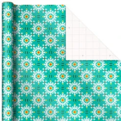 Hallmark Festive And Fun 3-Pack Multicolored Wrapping Paper, 120 Sq. Ft. -Hallmark Sales Store 3Pack Festive and Fun Holiday Wrapping Paper 5JXW1082 06
