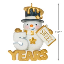 Hallmark 50 Sweet Years Special Edition Ornament -Hallmark Sales Store 50 Sweet Years Snowman Keepsake Ornament 1799QGO2509 03