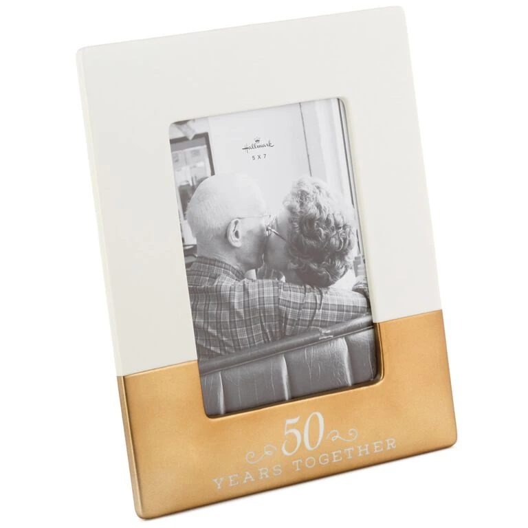 Hallmark 50 Years Together Ceramic Picture Frame, 5x7 3 Hallmark 50 Years Together Ceramic Picture Frame, 5x7