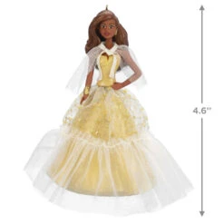Hallmark 2023 Black Holiday Barbie™ Ornament 10 Hallmark 2023 Black Holiday Barbie™ Ornament -Hallmark Sales Store African American Holiday Barbie Keepsake Ornament 2199QXR8217 03