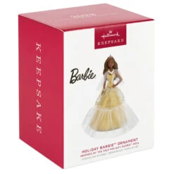 Hallmark 2023 Black Holiday Barbie™ Ornament 11 Hallmark 2023 Black Holiday Barbie™ Ornament -Hallmark Sales Store African American Holiday Barbie Keepsake Ornament 2199QXR8217 04 1
