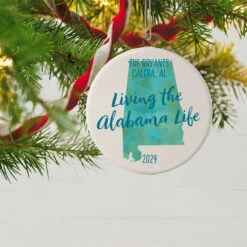Hallmark Alabama Personalized State Ornament 9 Hallmark Alabama Personalized State Ornament -Hallmark Sales Store Alabama Personalized State Ornament 1999QHE1711B50 02
