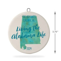 Hallmark Alabama Personalized State Ornament 10 Hallmark Alabama Personalized State Ornament -Hallmark Sales Store Alabama Personalized State Ornament 1999QHE1711B50 03
