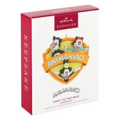 Hallmark Animaniacs™ Zany To The Max! Ornament -Hallmark Sales Store Animaniacs Logo Keepsake Ornament 1899QXI6057 04