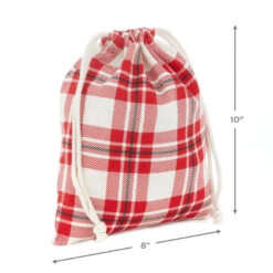 Hallmark 10" Assorted Plaid 3-Pack Fabric Gift Bags 8 Hallmark 10" Assorted Plaid 3-Pack Fabric Gift Bags -Hallmark Sales Store Assorted Plaid Fabric Christmas Gift Bags 5XGB1453 03