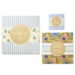 Hallmark 4", 8" And 10" Floral 3-Pack Gift Boxes With Bands 13 Hallmark 4", 8" And 10" Floral 3-Pack Gift Boxes With Bands -Hallmark Sales Store Assorted Sizes Floral Gift Boxes With Bands 5EBC1230 06
