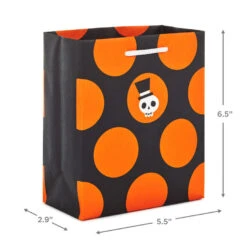 Hallmark 6.5" Assorted 8-Pack Stylish Halloween Small Gift Bags -Hallmark Sales Store Assorted Stylish Halloween Small Gift Bags 5HGB1880 03