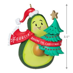 Hallmark Guacin' Around The Christmas Tree Ornament With Sound 10 Hallmark Guacin' Around The Christmas Tree Ornament With Sound -Hallmark Sales Store Avocado and Christmas Tree Keepsake Ornament 2199QGO2839 03