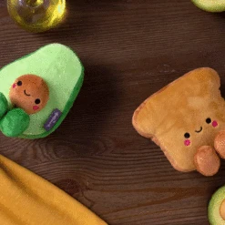 Hallmark Better Together Avocado And Toast Magnetic Plush, 5" -Hallmark Sales Store Avocado and Toast Magnetic Plush 1KID2091 02