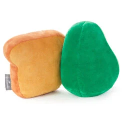 Hallmark Better Together Avocado And Toast Magnetic Plush, 5" -Hallmark Sales Store Avocado and Toast Magnetic Plush 1KID2091 03