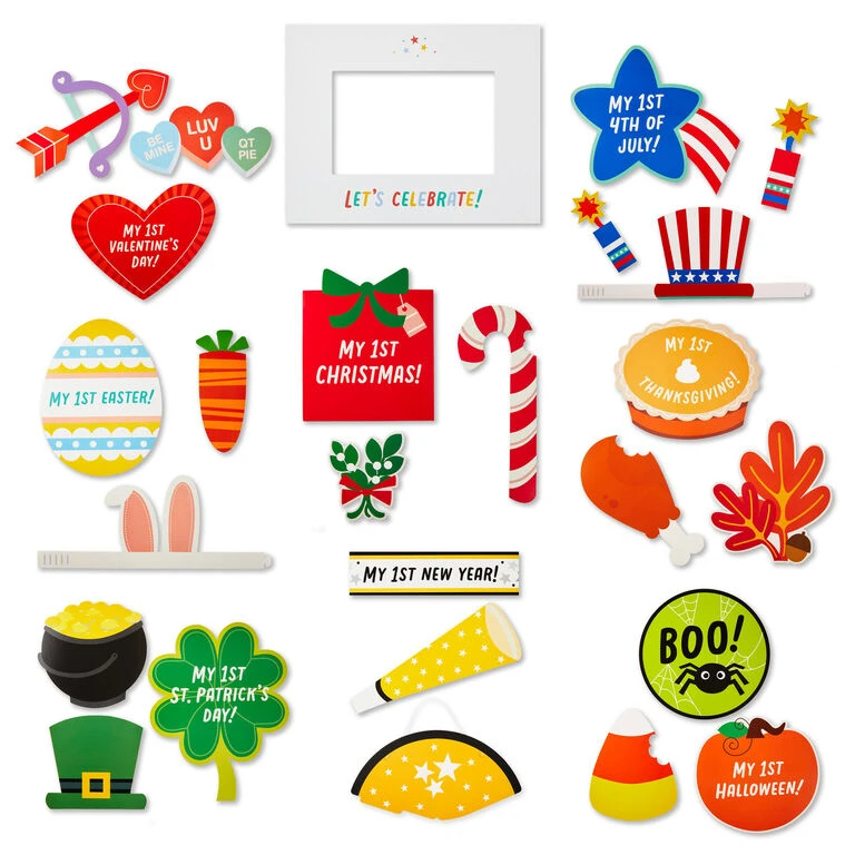 Hallmark Baby's First Holidays Pics 'n' Props Kit 3 Hallmark Baby's First Holidays Pics 'n' Props Kit