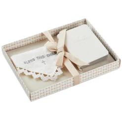 Hallmark Commemorative Handkerchief And First Bible Set 11 Hallmark Commemorative Handkerchief And First Bible Set -Hallmark Sales Store Babys First Bible Book and Handkerchief Set 1BBY4787 05