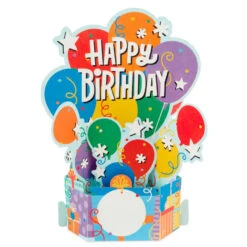 Hallmark Balloon Bouquet Boxed Pop-Up Birthday Cards, Pack Of 8 -Hallmark Sales Store Balloon Bouquet Boxed Birthday Cards 5STZ1173 03