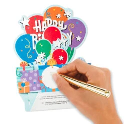 Hallmark Balloon Bouquet Boxed Pop-Up Birthday Cards, Pack Of 8 -Hallmark Sales Store Balloon Bouquet Boxed Birthday Cards 5STZ1173 06