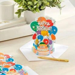 Hallmark Balloon Bouquet Boxed Pop-Up Birthday Cards, Pack Of 8 -Hallmark Sales Store Balloon Bouquet Boxed Birthday Cards 5STZ1173 07