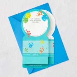 Hallmark All The Happiness Snow Globe Musical 3D Birthday Card With Motion 16 Hallmark All The Happiness Snow Globe Musical 3D Birthday Card With Motion -Hallmark Sales Store Balloons Snow Globe Musical Motion 3DBirthday Card 1299WDR1212 07