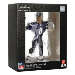 NFL Baltimore Ravens Lamar Jackson Hallmark Ornament 10 NFL Baltimore Ravens Lamar Jackson Hallmark Ornament -Hallmark Sales Store Baltimore Ravens Lamar Jackson Christmas Ornament 1OSL2097 04