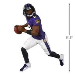 Hallmark NFL Baltimore Ravens Lamar Jackson Ornament -Hallmark Sales Store Baltimore Ravens Lamar Jackson Keepsake Ornament 2299QXI7167 03