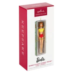 Hallmark Barbie™ Barbie's Best Friend, Midge™ Ornament -Hallmark Sales Store Barbie Midge in Box Keepsake Ornament 1899QXI7009 04