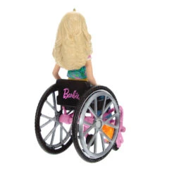Hallmark Barbie™ Fashionista With Wheelchair Ornament -Hallmark Sales Store Barbie in Wheelchair Keepsake Ornament 1999QXI7017 06