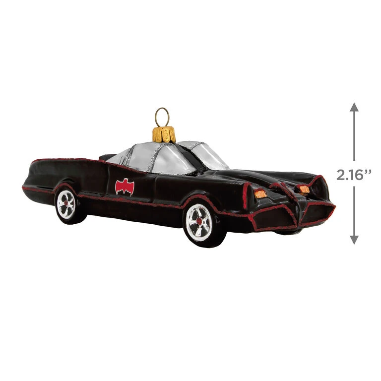 Hallmark Batman™ The Classic TV Series Batmobile™ Glass Ornament 5 Hallmark Batman™ The Classic TV Series Batmobile™ Glass Ornament - Image 3
