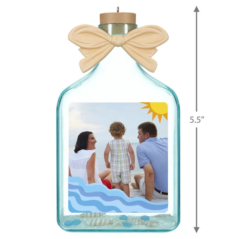 Hallmark A Day At The Beach Sun & Waves Personalized Photo Ornament 5 Hallmark A Day At The Beach Sun & Waves Personalized Photo Ornament - Image 3