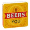 Hallmark Beers To You: 20 Coasters To Say Cheers To Book 1 Hallmark Beers To You: 20 Coasters To Say Cheers To Book -Hallmark Sales Store Beers to You Book With Coasters 1BOK1570 01
