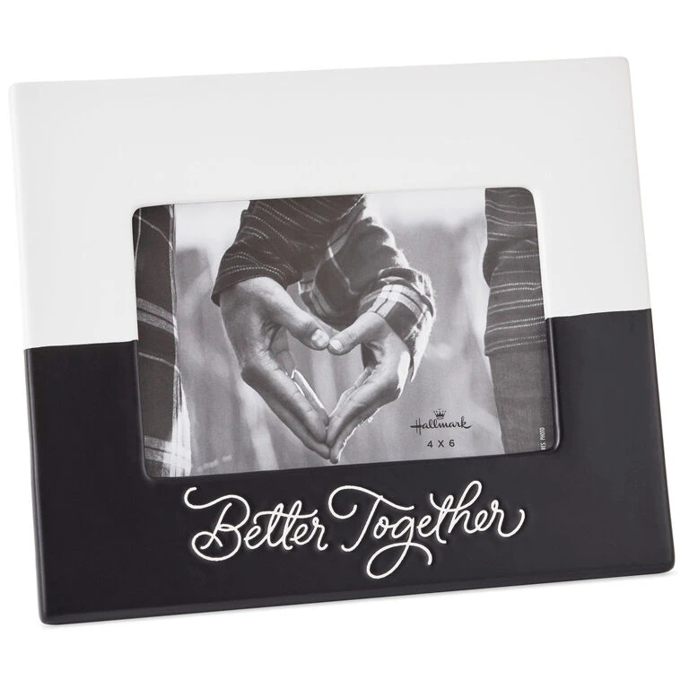 Hallmark Better Together Ceramic Picture Frame, 4x6 3 Hallmark Better Together Ceramic Picture Frame, 4x6