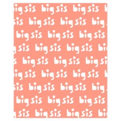 Hallmark Big Sis Fleece Blanket, 50x60 -Hallmark Sales Store Big Sis Fleece Blanket 1BBY4845 02