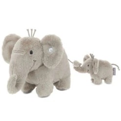 Hallmark Big And Little Elephant Singing Stuffed Animals With Motion, 8"