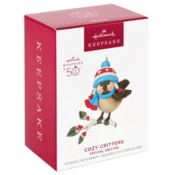 Hallmark Cozy Critters Special Edition Ornament 11 Hallmark Cozy Critters Special Edition Ornament -Hallmark Sales Store Bird on Snowy Tree Branch Keepsake Ornament 1699QGO2797 04