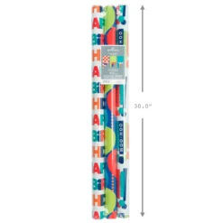 Hallmark Birthday Celebration 3-Pack Reversible Wrapping Paper 11 Hallmark Birthday Celebration 3-Pack Reversible Wrapping Paper -Hallmark Sales Store Birthday Celebration 3Pack Reversible Wrapping Paper 5EWR2946 03