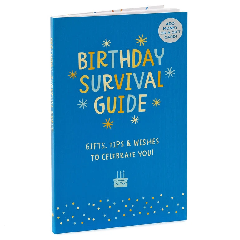 Hallmark Birthday Survival Guide Book And Gift Card Holder 3 Hallmark Birthday Survival Guide Book And Gift Card Holder