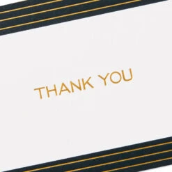 Hallmark Black And Gold Bulk Blank Thank-You Notes, Pack Of 50 15 Hallmark Black And Gold Bulk Blank Thank-You Notes, Pack Of 50 -Hallmark Sales Store Black and Gold Bulk Blank ThankYou Notes Assortment 1399WTU3882 06