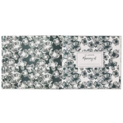 Hallmark In Loving Memory Floral Funeral Guest Book -Hallmark Sales Store Black and White Floral Guest Book for Funeral 1BMK1609 03