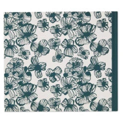 Hallmark In Loving Memory Floral Funeral Guest Book -Hallmark Sales Store Black and White Floral Guest Book for Funeral 1BMK1609 05