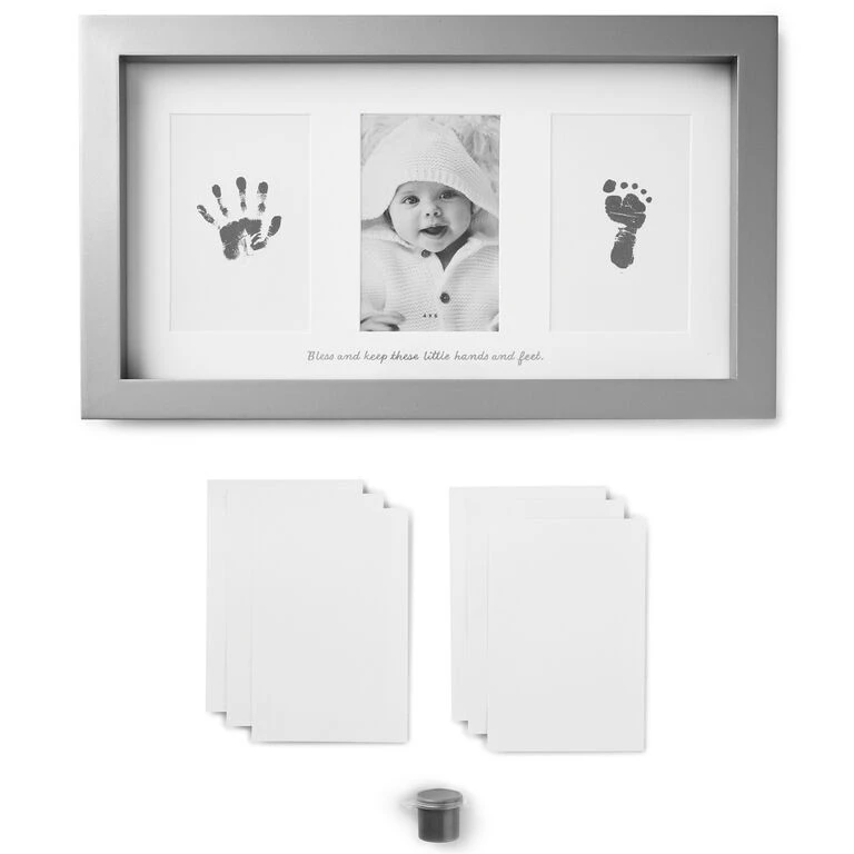 Hallmark Blessed Baby Handprint And Footprint Picture Frame Kit, 4x6 4 Hallmark Blessed Baby Handprint And Footprint Picture Frame Kit, 4x6 - Image 2