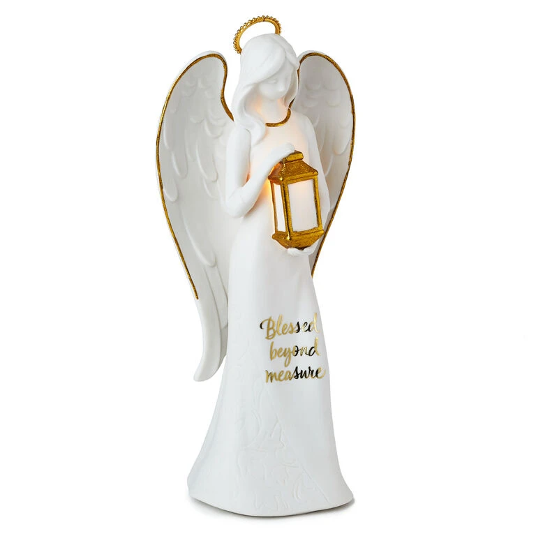 Hallmark Blessed Beyond Measure Angel Figurine With Light, 12" 3 Hallmark Blessed Beyond Measure Angel Figurine With Light, 12"
