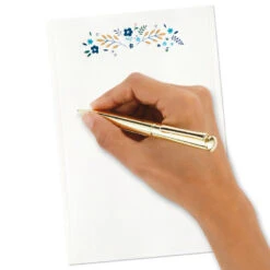 Hallmark Blue Floral Stationery Set, Box Of 20 -Hallmark Sales Store Blue Floral Stationery Set 1499STN1140 04