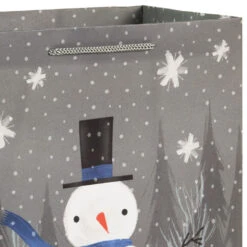 Hallmark Bulk Blue And Gray 18-Pack Holiday Gift Bags, Assorted Sizes And Designs -Hallmark Sales Store Blue and Gray Holiday Gift Bags Bulk Pack 5XGB1425 06
