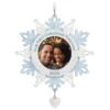Hallmark Our First Christmas Together Snowflake 2023 Photo Frame Ornament 1 Hallmark Our First Christmas Together Snowflake 2023 Photo Frame Ornament -Hallmark Sales Store BlueWhite Snowflake Picture Frame Keepsake Ornament 1699QGO2879 01