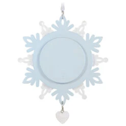 Hallmark Our First Christmas Together Snowflake 2023 Photo Frame Ornament 13 Hallmark Our First Christmas Together Snowflake 2023 Photo Frame Ornament -Hallmark Sales Store BlueWhite Snowflake Picture Frame Keepsake Ornament 1699QGO2879 06