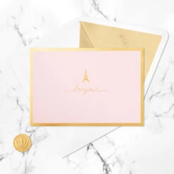 Hallmark Bonjour Eiffel Tower 3D Pop-Up Hello Card 17 Hallmark Bonjour Eiffel Tower 3D Pop-Up Hello Card -Hallmark Sales Store Bonjour Eiffel Tower 3D PopUp Hello Card 1299LAD9664 06