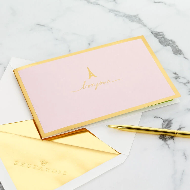 Hallmark Bonjour Eiffel Tower 3D Pop-Up Hello Card 9 Hallmark Bonjour Eiffel Tower 3D Pop-Up Hello Card - Image 7