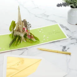 Hallmark Bonjour Eiffel Tower 3D Pop-Up Hello Card 19 Hallmark Bonjour Eiffel Tower 3D Pop-Up Hello Card -Hallmark Sales Store Bonjour Eiffel Tower 3D PopUp Hello Card 1299LAD9664 08