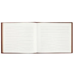 Hallmark Brown Hexagonal Pattern Guest Book 8 Hallmark Brown Hexagonal Pattern Guest Book -Hallmark Sales Store Brown Faux Leather Geometric Pattern Guest Book 1EDY3152 03