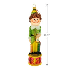 Hallmark Buddy The Elf™ Glass Ornament -Hallmark Sales Store Buddy the Elf With Syrup Keepsake Ornament 1QEP3029 03