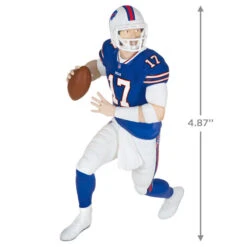 Hallmark NFL Buffalo Bills Josh Allen Football Legends Ornament -Hallmark Sales Store Buffalo Bills Josh Allen Keepsake Ornament 2299QXR8247 03